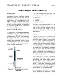 The Anatomy of a Launch Vehicle