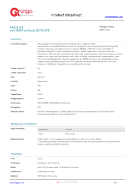 Anti-EMR3 Antibody [3D7] (RPE) (ARG23129)