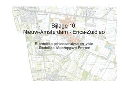 Bijlage 10: Nieuw-Amsterdam - Erica-Zuid Eo