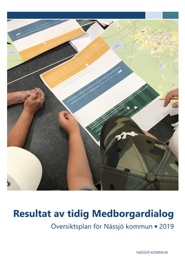 Resultat Av Tidig Medborgardialog Översiktsplan För Nässjö Kommun N 2019