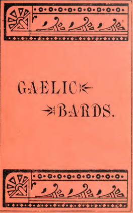 The Gaelic Bards