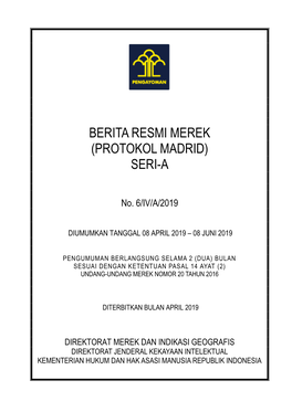 Berita Resmi Merek (Protokol Madrid) Seri-A