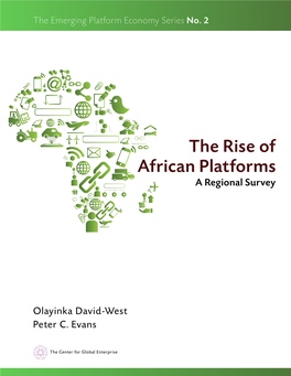 The Rise of African Platforms: a Regional Survey