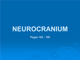 Neurocranium