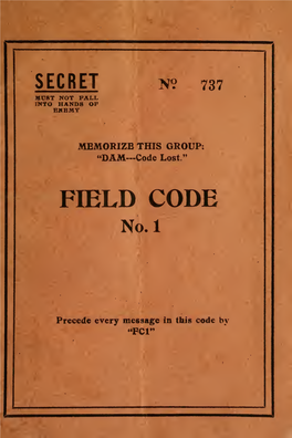 Collection of Secret Codes