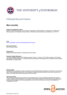 Edinburgh Research Explorer