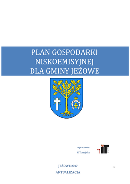 Plan Gospodarki Niskoemisyjnej Dla Gminy