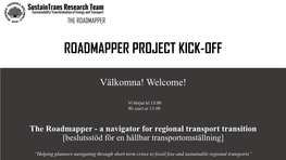 The Roadmapper