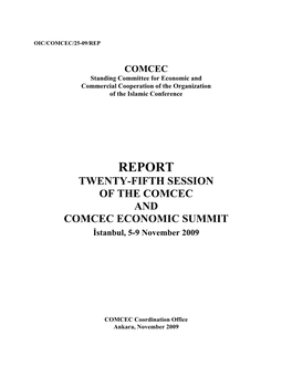 25 Th Session of the COMCEC