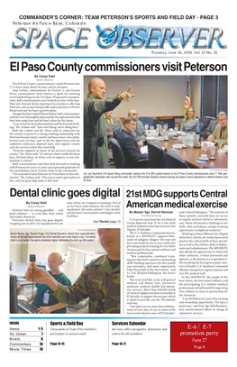 El Paso County Commissioners Visit Peterson