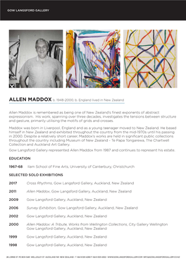 ALLEN MADDOX B