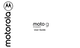 Moto G Power User Guide