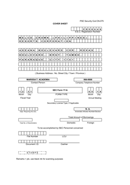 13/04/2015 Report – SEC 17-A (2014 Annual Report)