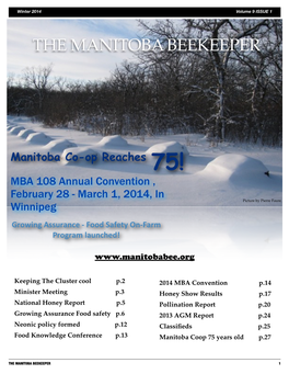 MBA Winter 2014 Newsletter