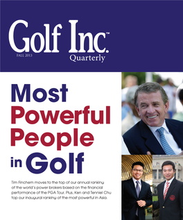 GOLF INC. 2013 Most Powerful People in Asia