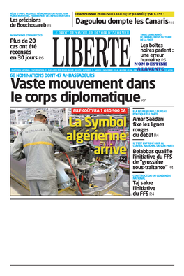 Vaste Mouvement Dans Le Corps Diplomatiquep.7