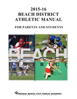 2015-16 Beach District Athletic Manual