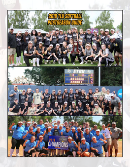 Texas Lutheran University 2019 Softball Roster