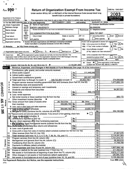 Return of Organization Exempt from Income