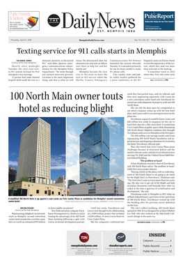 100 North Main Owner Touts Hotel As Reducing Blight