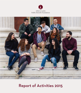 Report of Activities 2015
