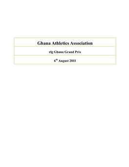 Ghana Athletics Association