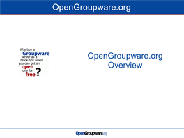 Opengroupware.Org