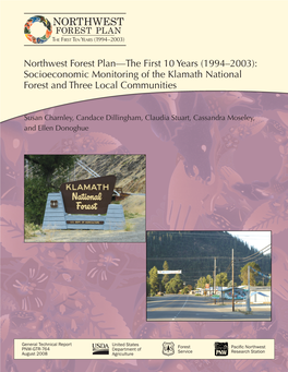 Northwest Forest Plan-The First 10 Years (1994-2003)