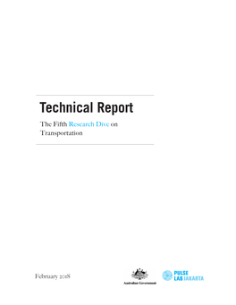 Technical Report the Fifth Research Dive on Transportation