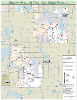 Smoky Hills and Two Inlets State Forests