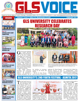 Gls University Celebrates Research Day