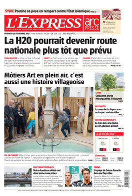 Môtiers Art En Plein Air, C'est Aussi Une Histoire Villageoise