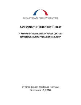 Assessing the Terrorist Threat