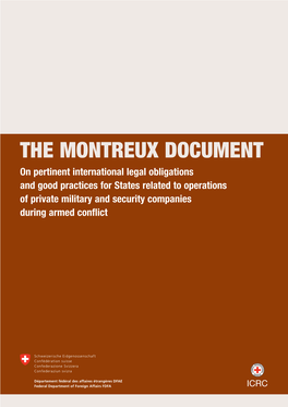 The Montreux Document