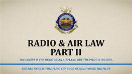 Radio & Air Law Part Ii