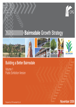 133420 Bairnsdale Strategy Draft Report October 2009.Indd