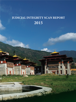 Judicial Integrity Scan Report 2015 the Court Crest and the Court Seal