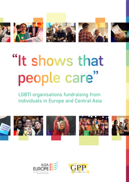 LGBTI Organisations Fundraising from Individuals in Europe and Central Asia Available in English and Russian From