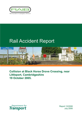 Rail Accident Report