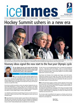 Hockey Summit Ushers in a New Era