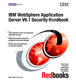 IBM Websphere Application Server V6.1 Security Handbook