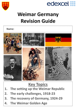 Weimar Germany Revision Guide