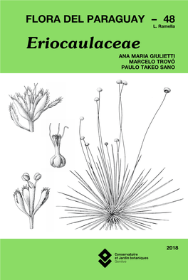 Eriocaulaceae ANA MARIA GIULIETTI MARCELO TROVÓ PAULO TAKEO SANO