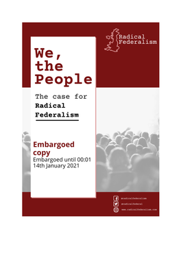 We, the People: the Case for Radical Federalism