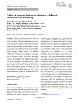 Nabat: a Top-Down, Bottom-Up Solution to Collaborative Continental-Scale Monitoring