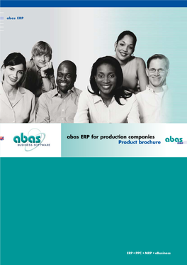 Abas ERP for Production Companies Product Brochure