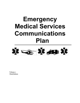 Emergency Medical Services Communications Plan