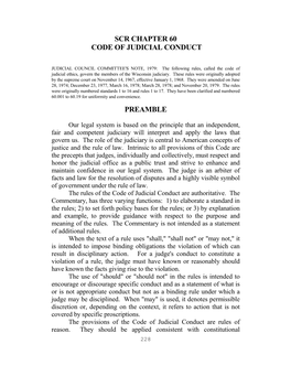 Wisconsin Code of Judicial Conduct