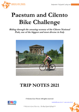 Self-Guided Road Cycling Tour