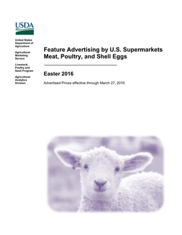 Feature Advertising by U.S. Supermarkets Meat, Poultry, And